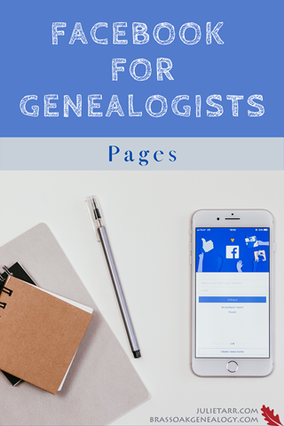 Facebook for Genealogists: Pages