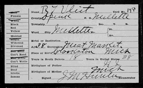 1905 South Dakota Census