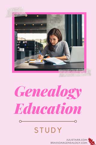 Genealogy Education: Study