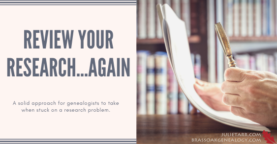 Review Your Research...Again